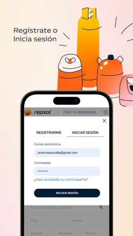 Bombona Butano Repsol для Android — скриншот 1