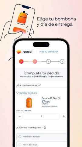 Bombona Butano Repsol для Android — скриншот 2
