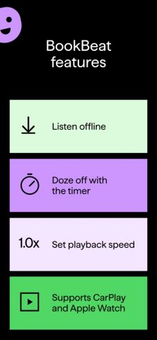 BookBeat: Audiobooks & E-books для iOS — скриншот 5