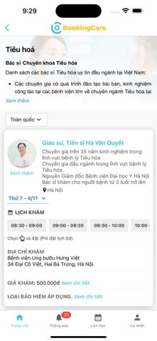 BookingCare для iOS — скриншот 4