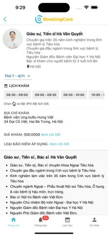 BookingCare для iOS — скриншот 5