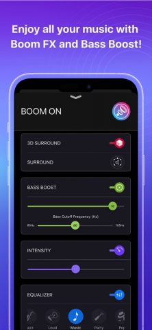 Boom: Bass Booster & Equalizer для iOS — скриншот 4