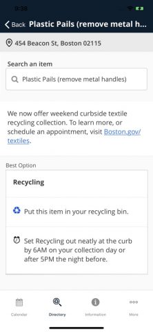 Boston Trash Schedule & Alerts для iOS — скриншот 5