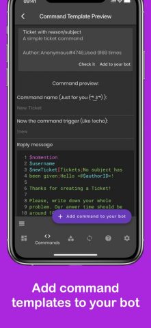 Bot Designer For Discord для iOS — скриншот 5