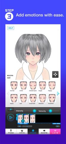 Bot3D Editor — 3D Anime Editor для iOS — скриншот 5