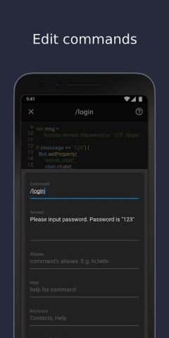 Bots.Business: create your bot для Android — скриншот 3