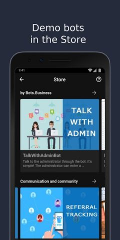 Bots.Business: create your bot для Android — скриншот 5