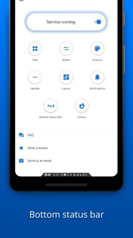 Bottom Quick Settings для Android — скриншот 2