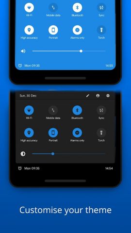 Bottom Quick Settings для Android — скриншот 3