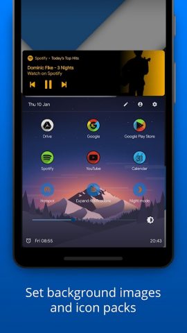 Bottom Quick Settings для Android — скриншот 4