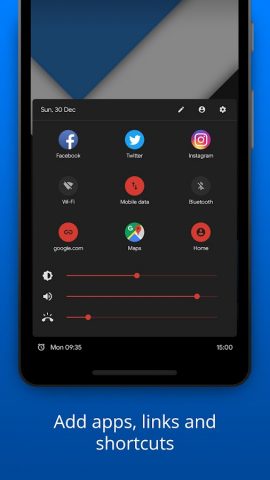Bottom Quick Settings для Android — скриншот 5