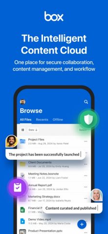 Box: The power of Content + AI для iOS — скриншот 1