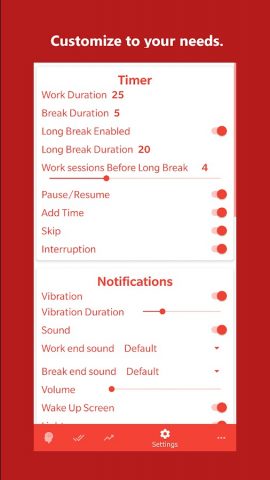 Brain Focus Productivity Timer для Android — скриншот 3