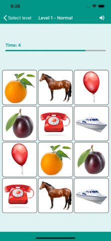 Brain game. Picture Match для iOS — скриншот 1