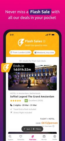 Bravofly для iOS — скриншот 3