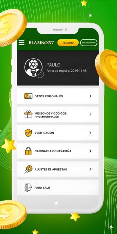 Casino e Apostas dinheiro real для Android — скриншот 1
