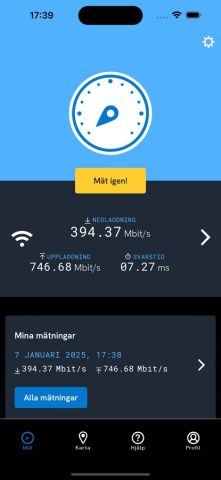 Bredbandskollen для iOS — скриншот 2