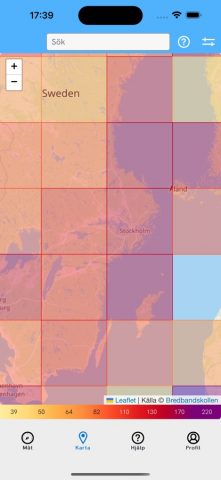 Bredbandskollen для iOS — скриншот 4