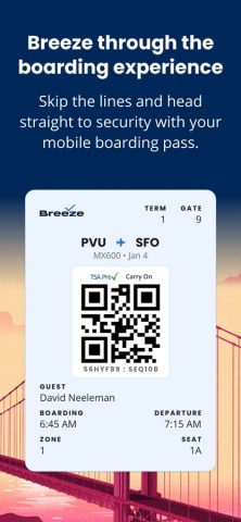 Breeze Airways для iOS — скриншот 2