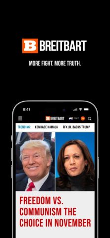 Breitbart для iOS — скриншот 1