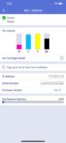 Brother iPrint&Scan для iOS — скриншот 5