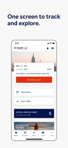 Brussels Airlines для iOS — скриншот 2