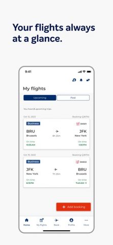 Brussels Airlines для iOS — скриншот 3