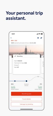 Brussels Airlines для iOS — скриншот 4
