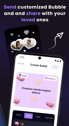 Bubbl Widget для Android — скриншот 2