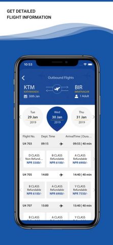 Buddha Air для iOS — скриншот 1