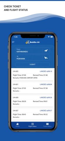 Buddha Air для iOS — скриншот 2