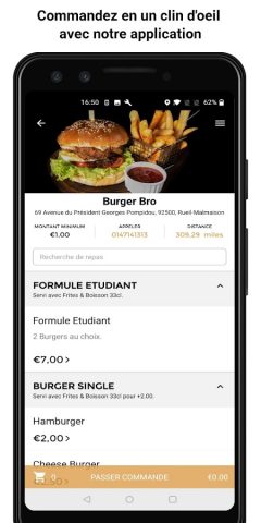 Burger Bro для Android — скриншот 1