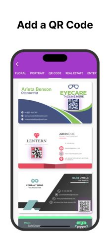 Business Card Maker, Creator для iOS — скриншот 3