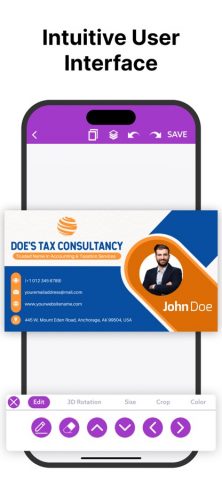 Business Card Maker, Creator для iOS — скриншот 5