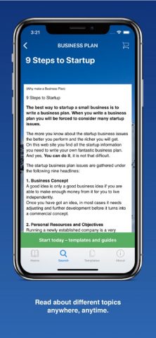 Business Plan for Startups для iOS — скриншот 5