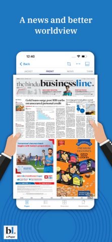Businessline — Business ePaper для iOS — скриншот 1