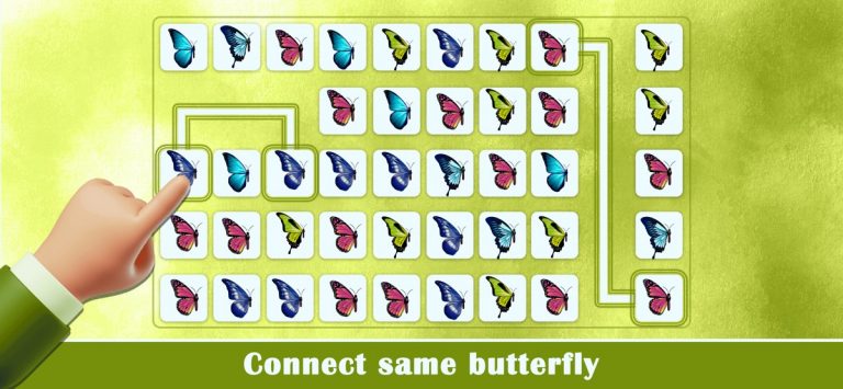 Butterfly connect game для iOS — скриншот 1