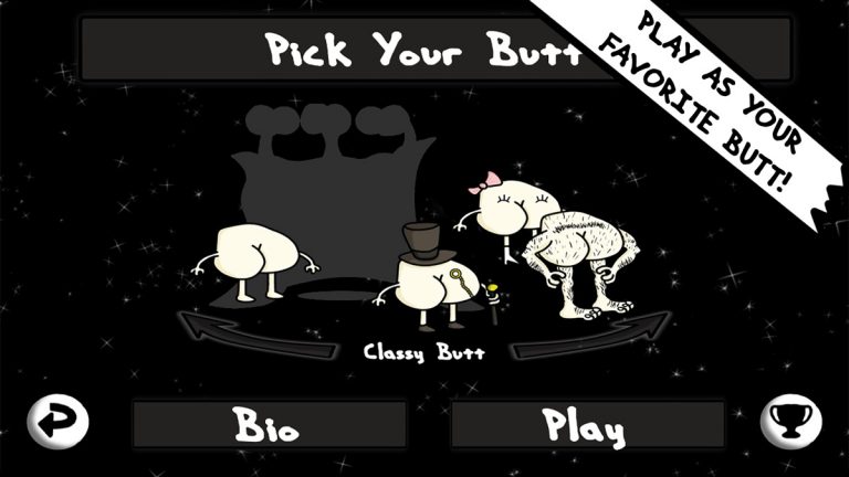Butts in Space для iOS — скриншот 5