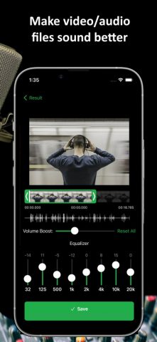 ByeNoise — Video Audio Editor для iOS — скриншот 5