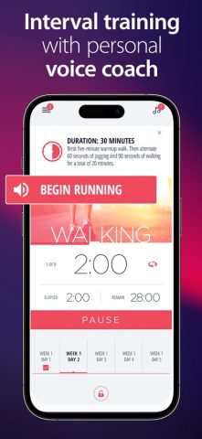 C25K® 5K Running Coach & Map для iOS — скриншот 2