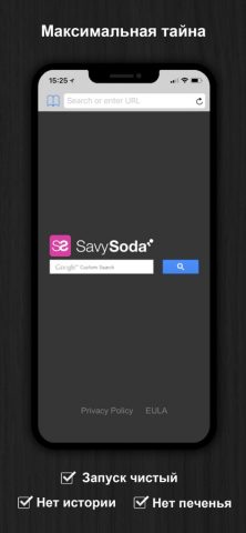 Частный браузер Web Browser для iOS — скриншот 2
