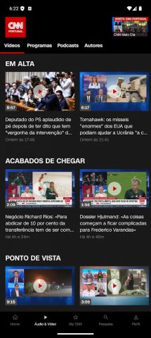 CNN Portugal для Android — скриншот 2