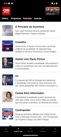 CNN Portugal для Android — скриншот 3