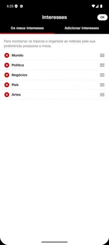 CNN Portugal для Android — скриншот 5