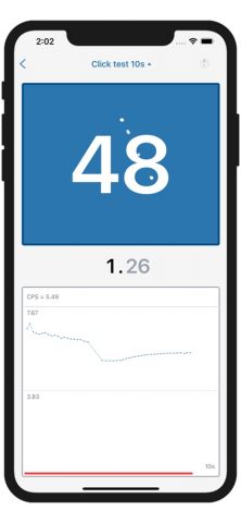 CPS Test — clicks per second — скриншот 1