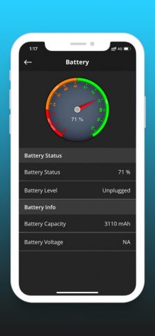 CPU Monitor — RAM,OS & Battery для iOS — скриншот 3