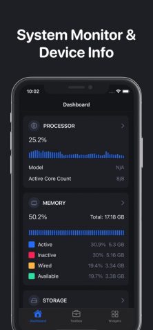 CPU Z: Device Monitor x Dasher — скриншот 1