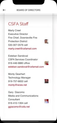 CSFA для iOS — скриншот 4