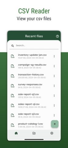 CSV File Viewer — Smart CSV для iOS — скриншот 1