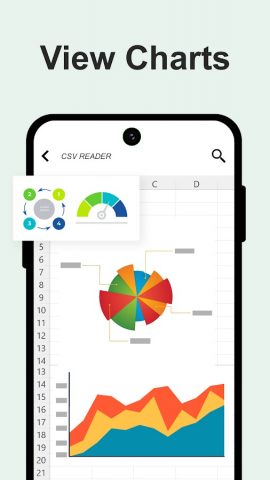 CSV Reader — CSV Viewer для Android — скриншот 3